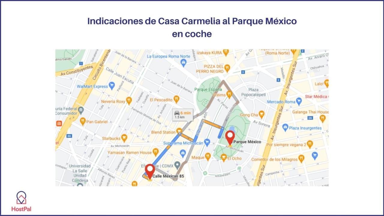 Casa Carmelia La Condesa Daire Meksika Dış mekan fotoğraf